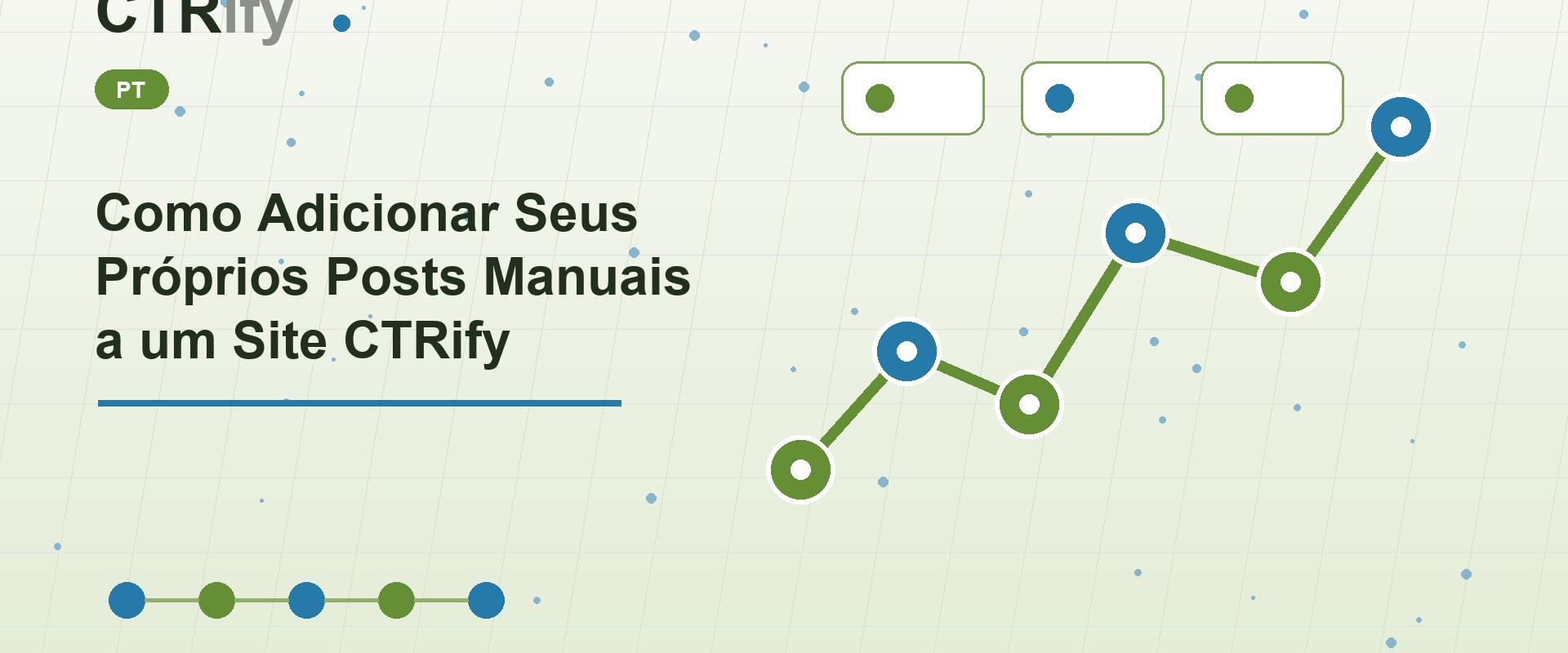 Como Adicionar Seus Próprios Posts Manuais a um Site CTRify