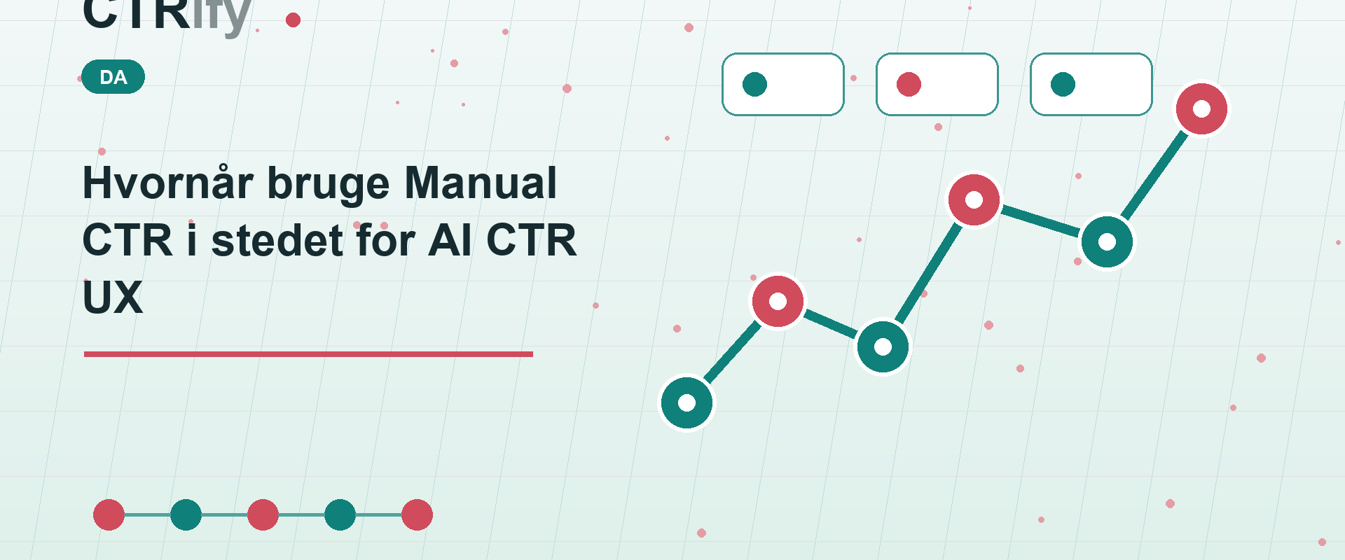 Hvornår bruge Manual CTR i stedet for AI CTR UX