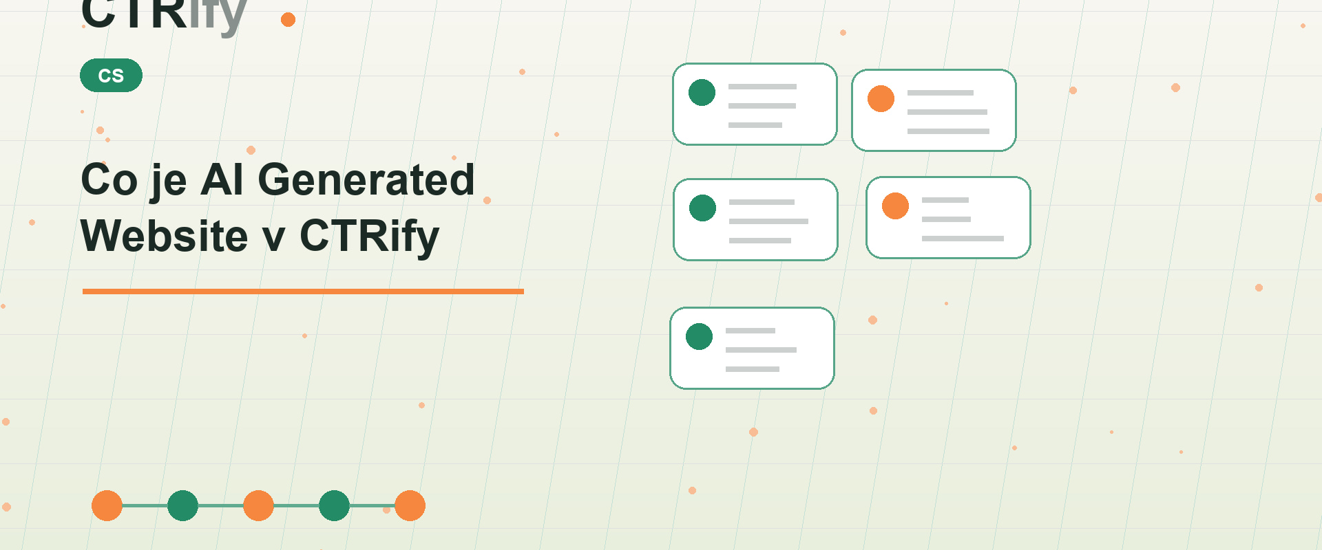 Co je AI Generated Website v CTRify