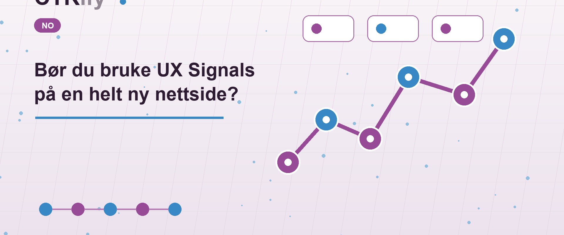 Bør du bruke UX Signals på en helt ny nettside?