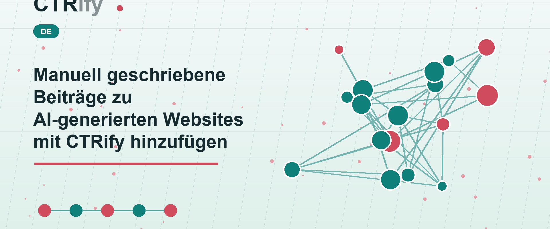 Manuell geschriebene Beiträge zu AI-generierten Websites mit CTRify hinzufügen