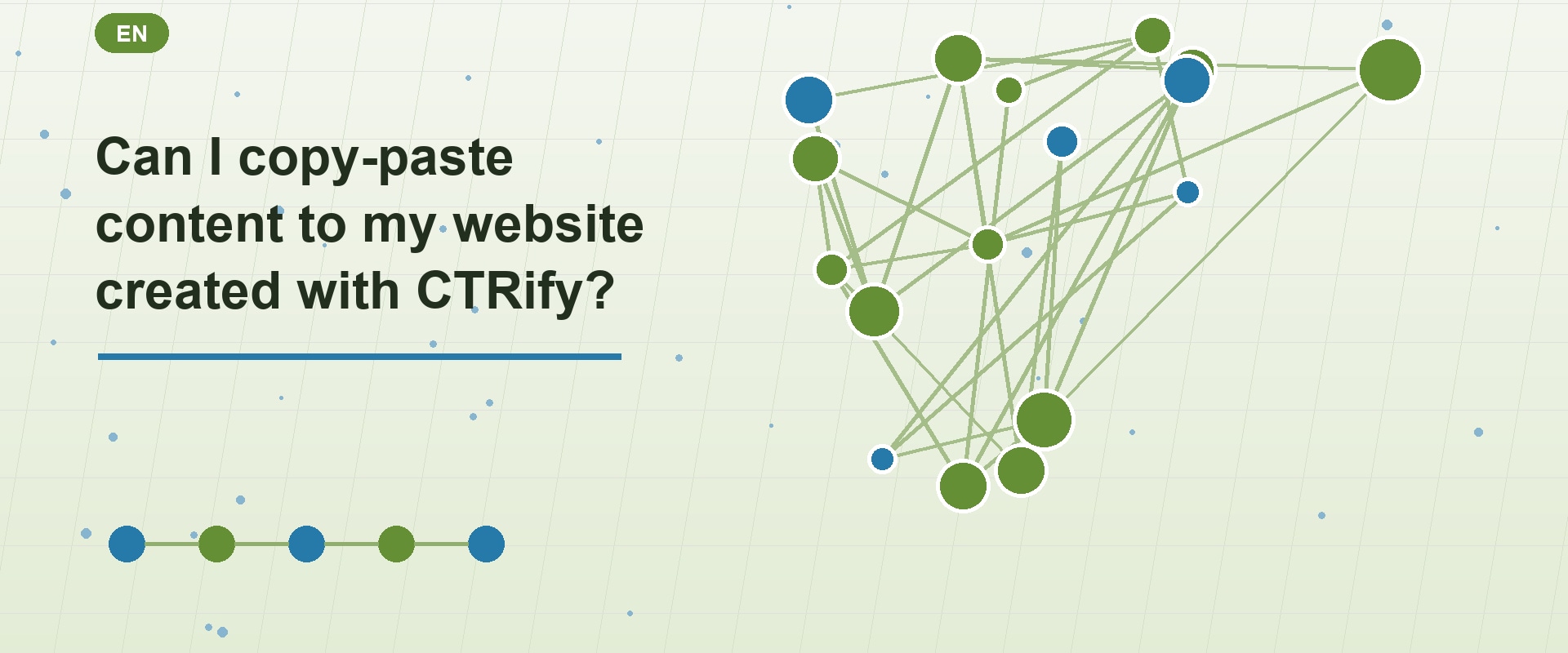 Can I copy-paste content to my website created with CTRify?