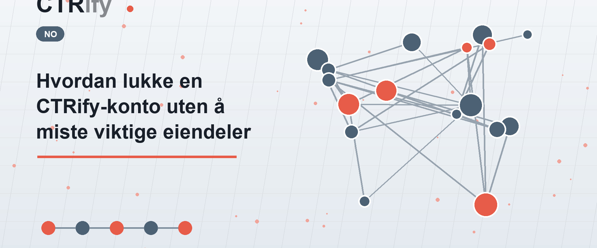 Hvordan lukke en CTRify-konto uten å miste viktige eiendeler