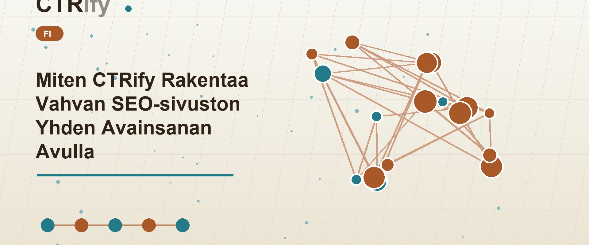 Miten CTRify Rakentaa Vahvan SEO-sivuston Yhden Avainsanan Avulla