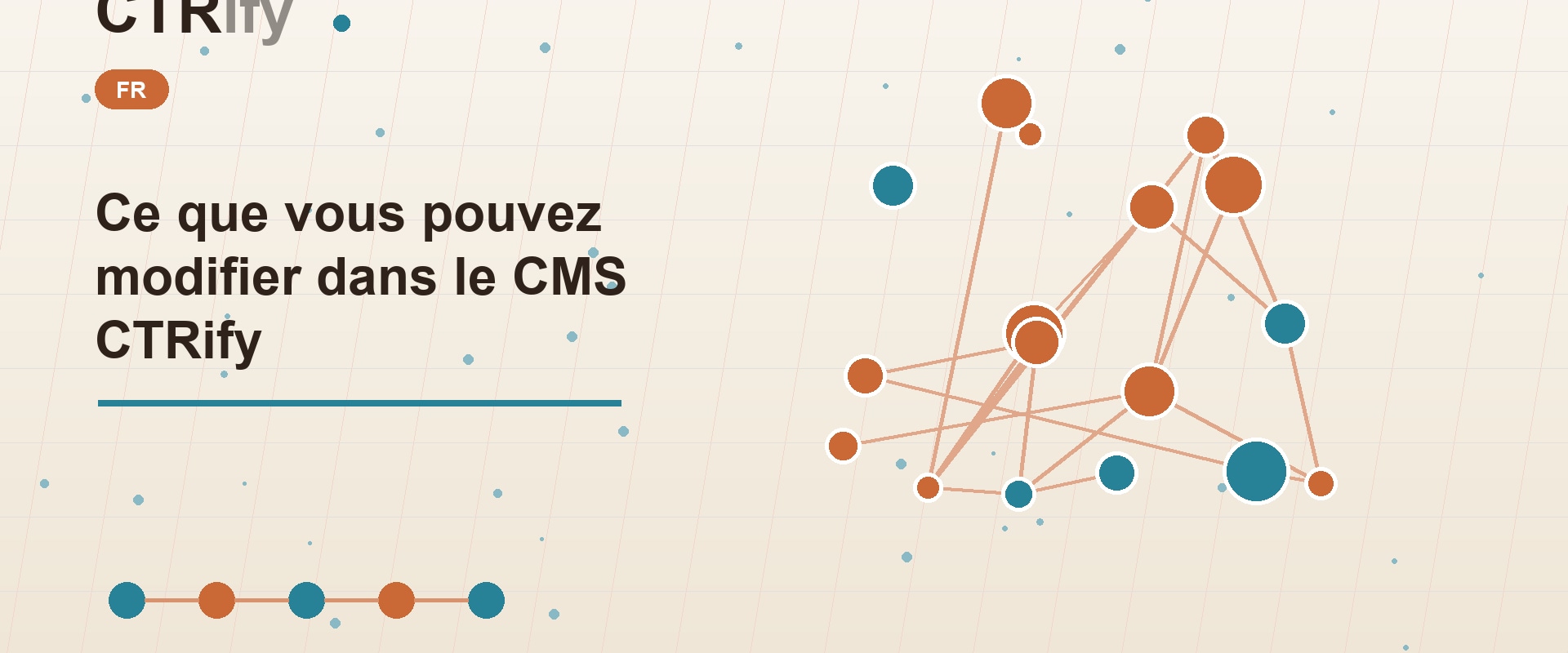 Ce que vous pouvez modifier dans le CMS CTRify