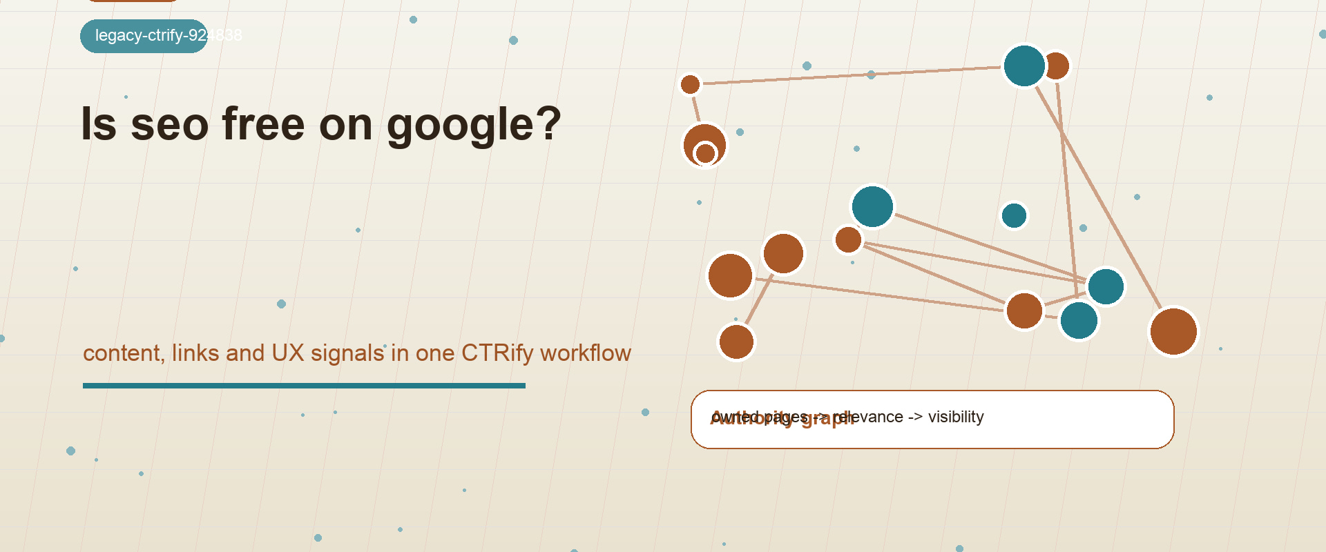 Is seo free on google?