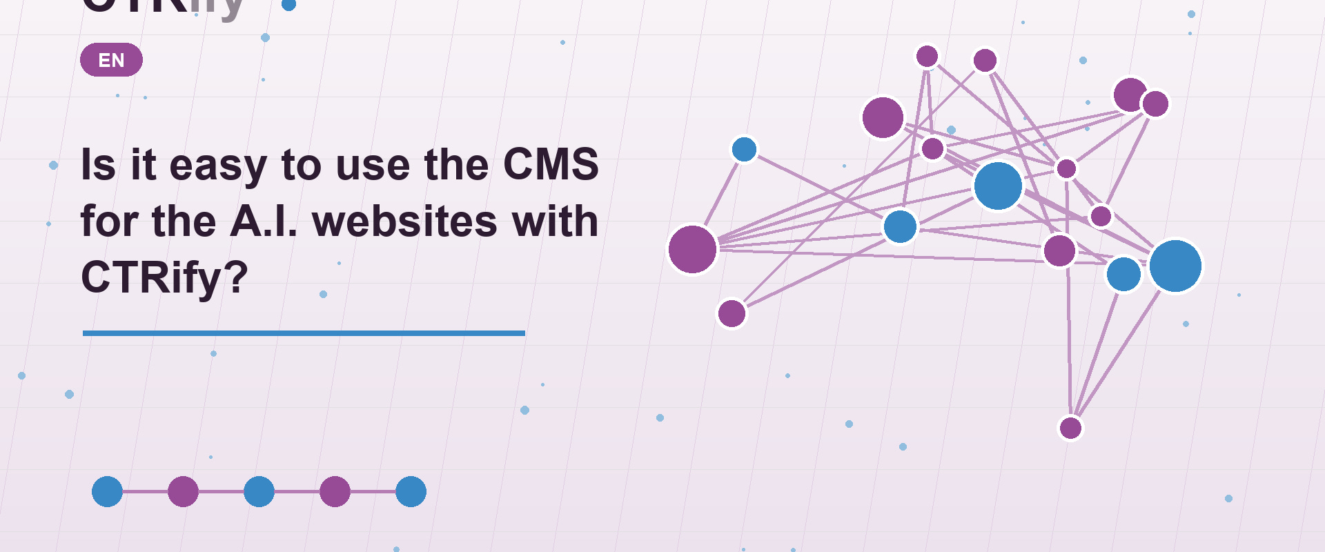 Is it easy to use the CMS for the A.I. websites with CTRify?