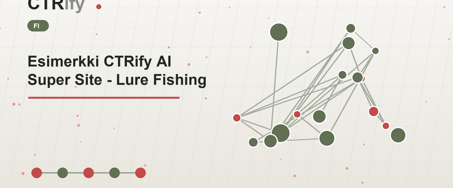 Esimerkki CTRify AI Super Site - Lure Fishing