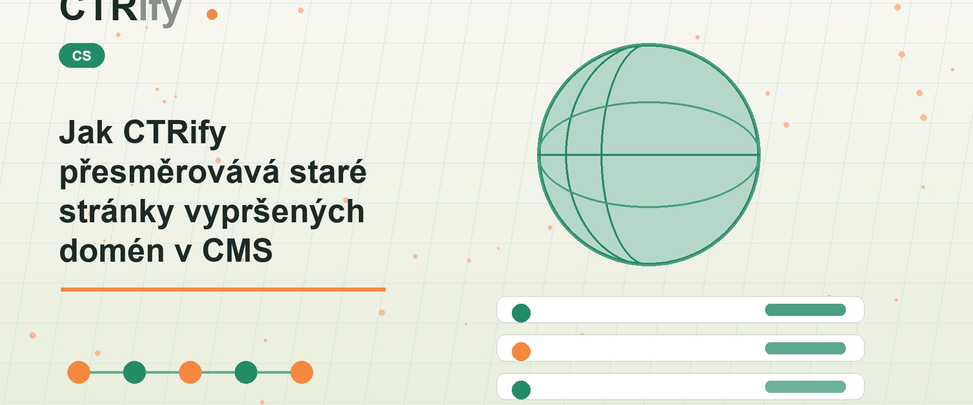 Jak CTRify přesměrovává staré stránky vypršených domén v CMS