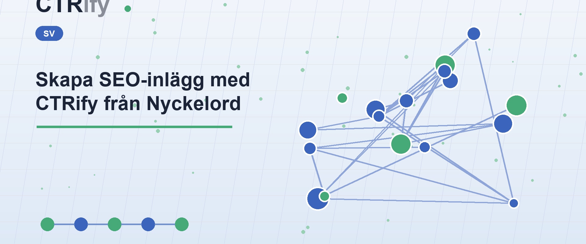 Skapa SEO-inlägg med CTRify från Nyckelord