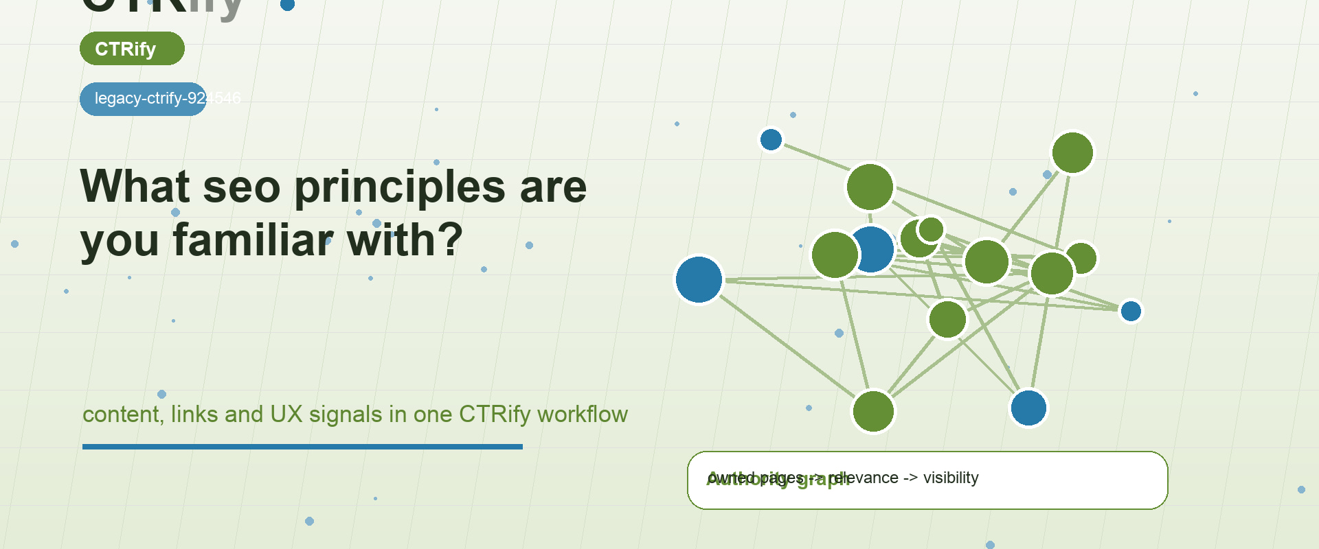 What SEO Principles Matter In CTRify