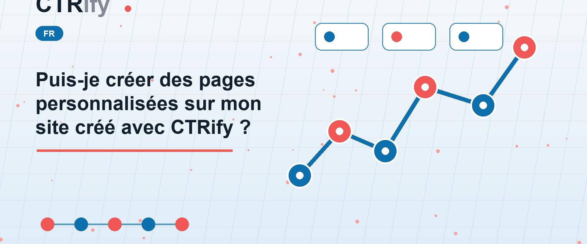 Puis-je créer des pages personnalisées sur mon site créé avec CTRify ?