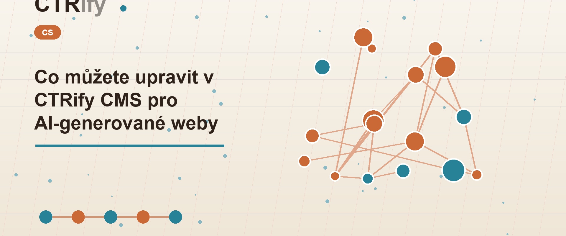 Co můžete upravit v CTRify CMS pro AI-generované weby