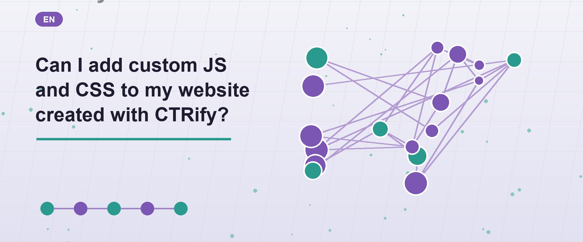 Can I add custom JS and CSS to my website created with CTRify?