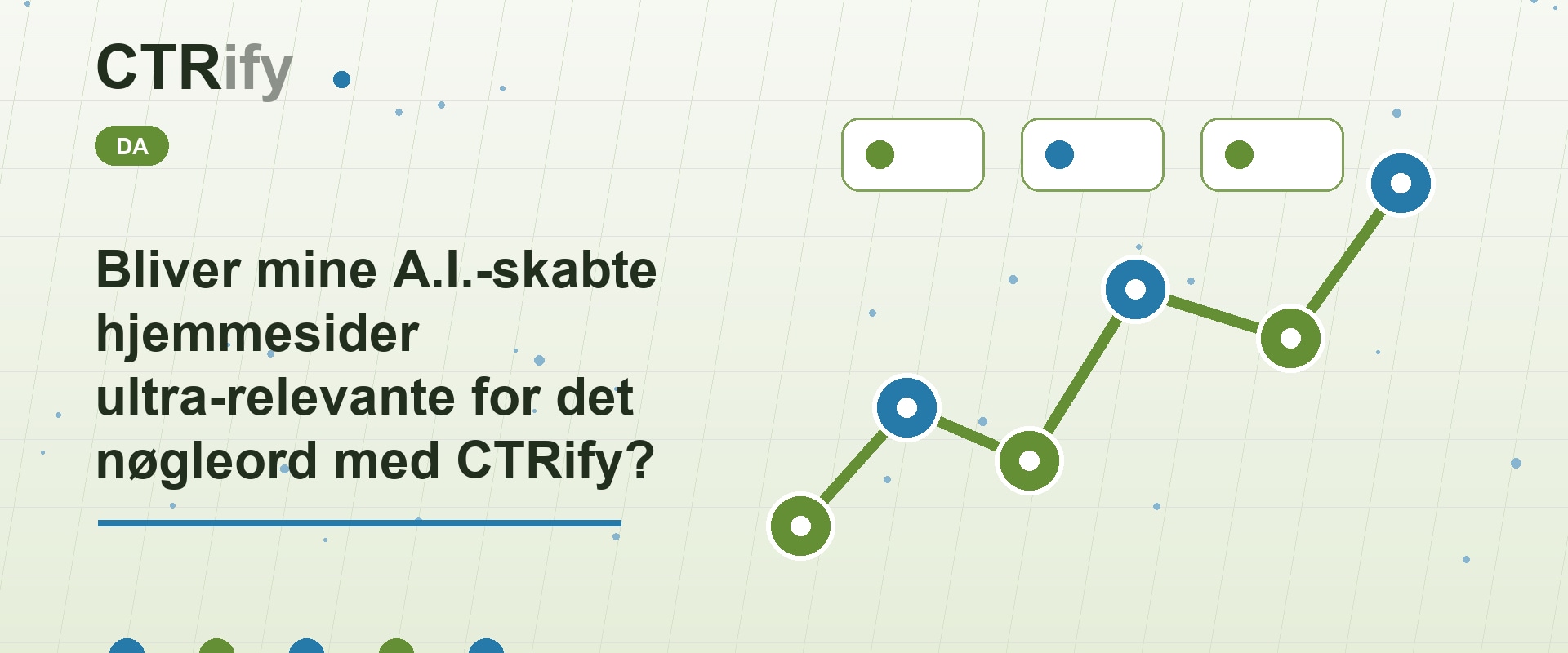 Bliver mine A.I.-skabte hjemmesider ultra-relevante for det nøgleord med CTRify?