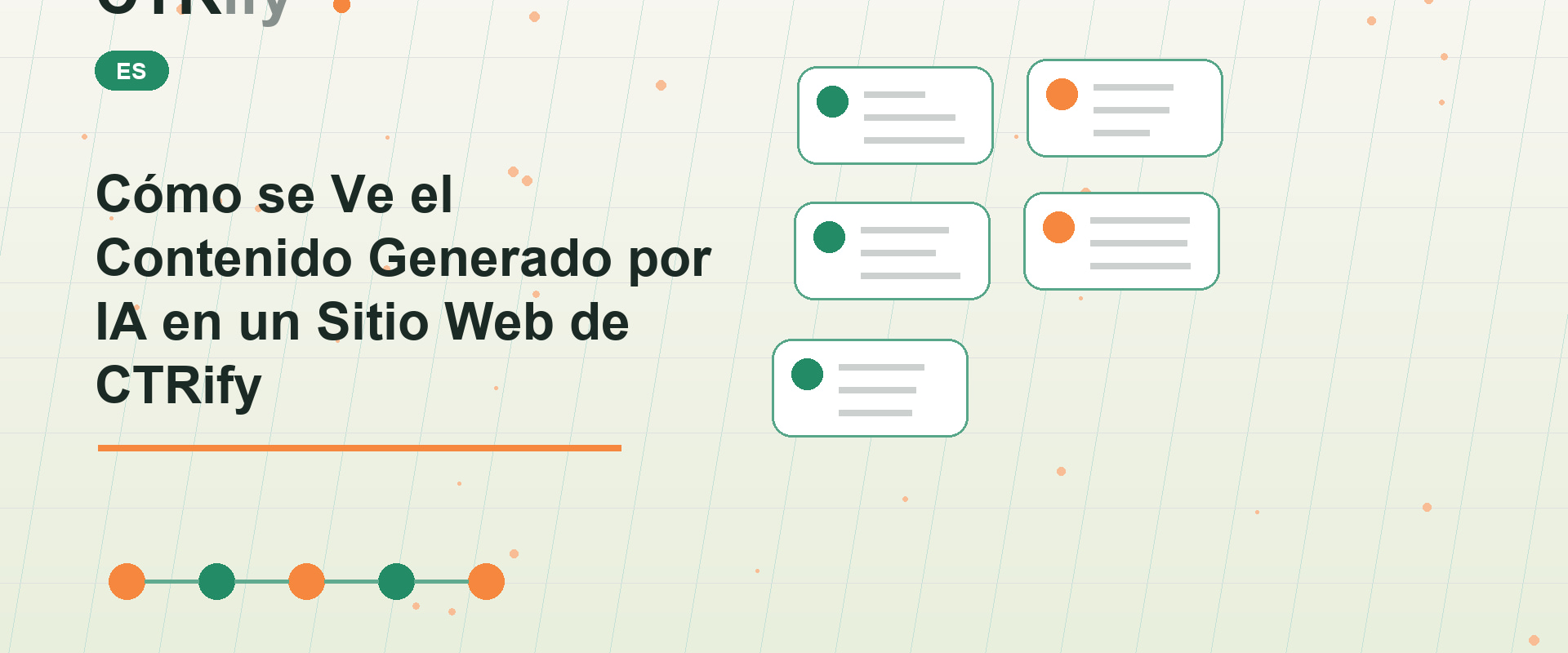 Cómo se Ve el Contenido Generado por IA en un Sitio Web de CTRify