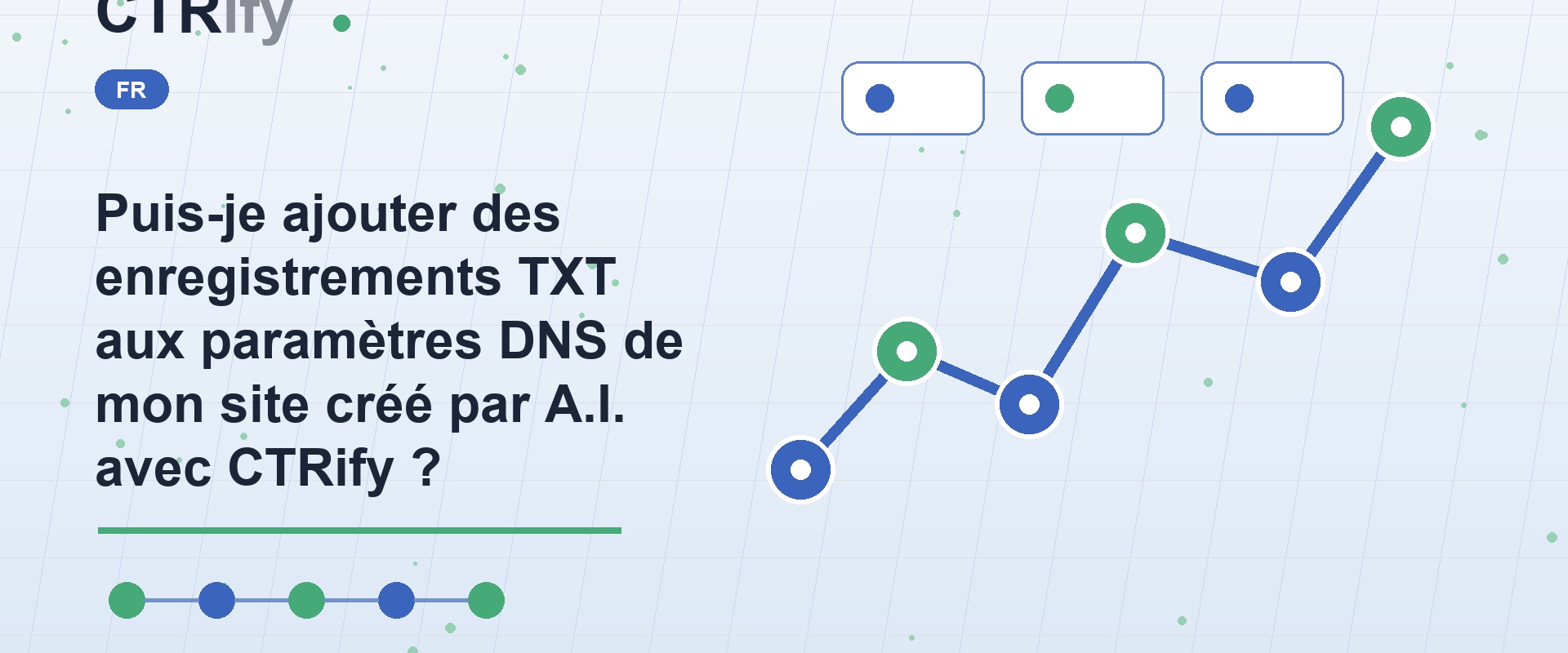 Puis-je ajouter des enregistrements TXT aux paramètres DNS de mon site créé par A.I. avec CTRify ?
