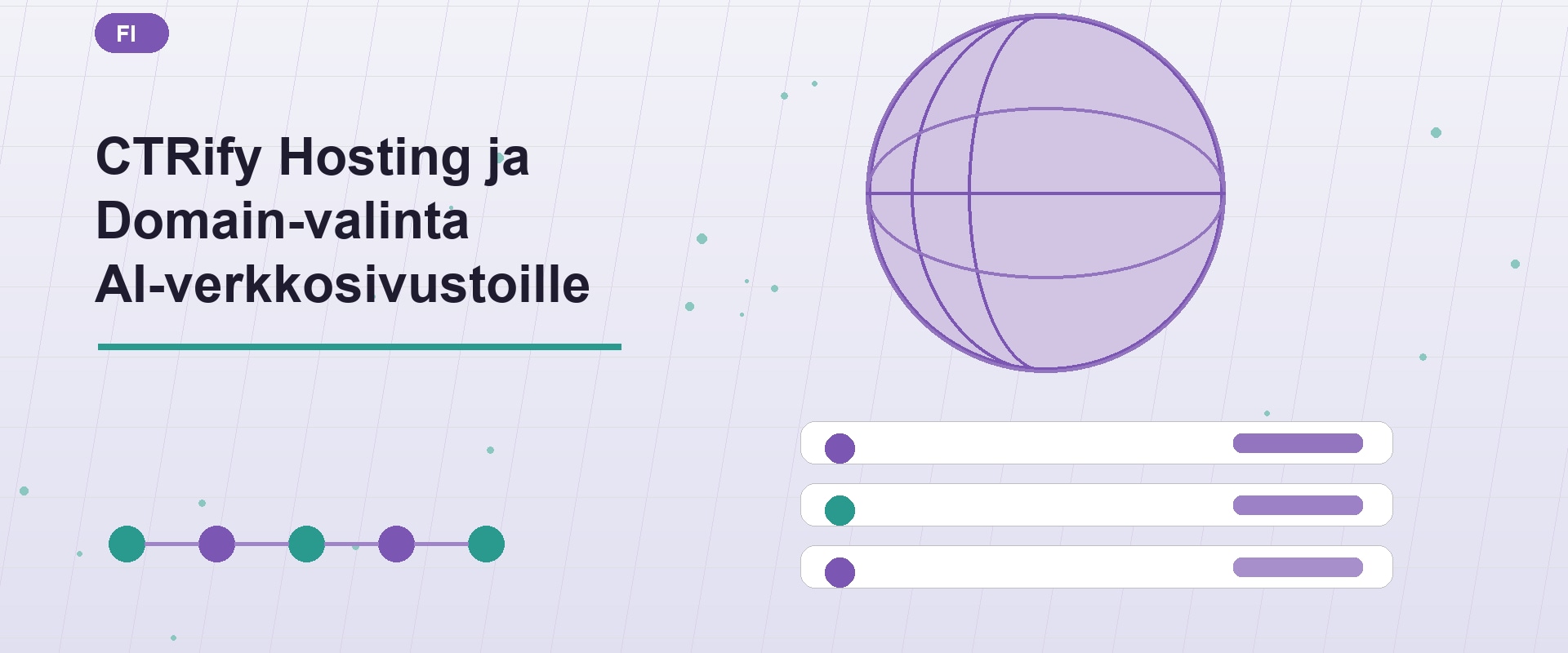 CTRify Hosting ja Domain-valinta AI-verkkosivustoille