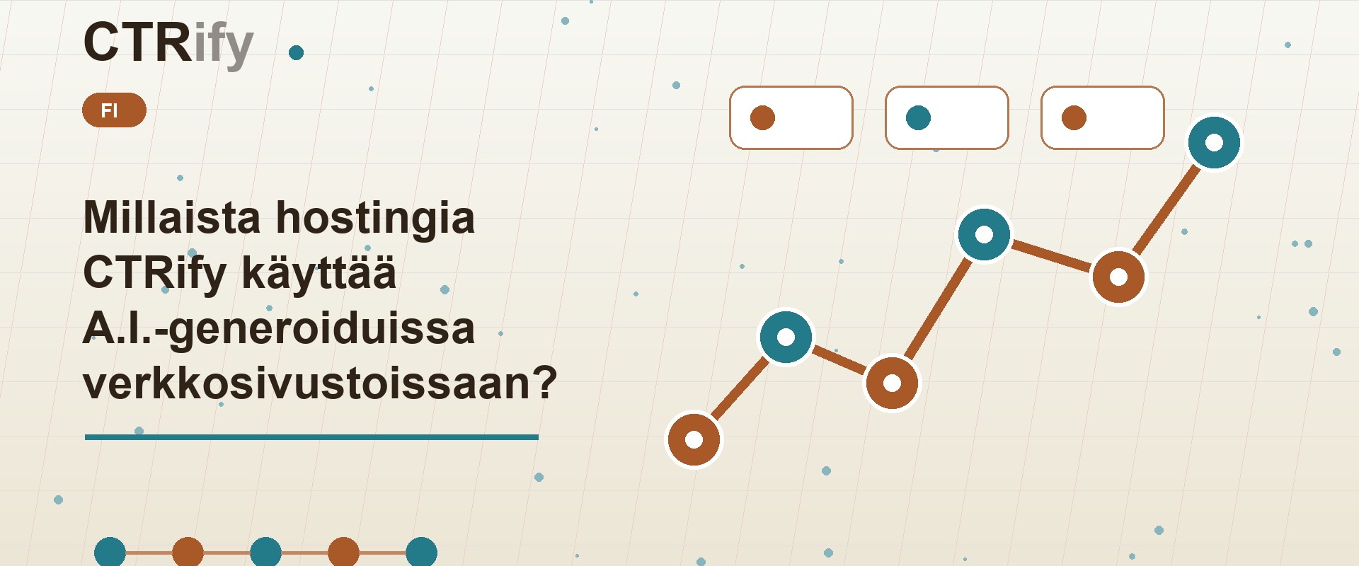 Millaista hostingia CTRify käyttää A.I.-generoiduissa verkkosivustoissaan?