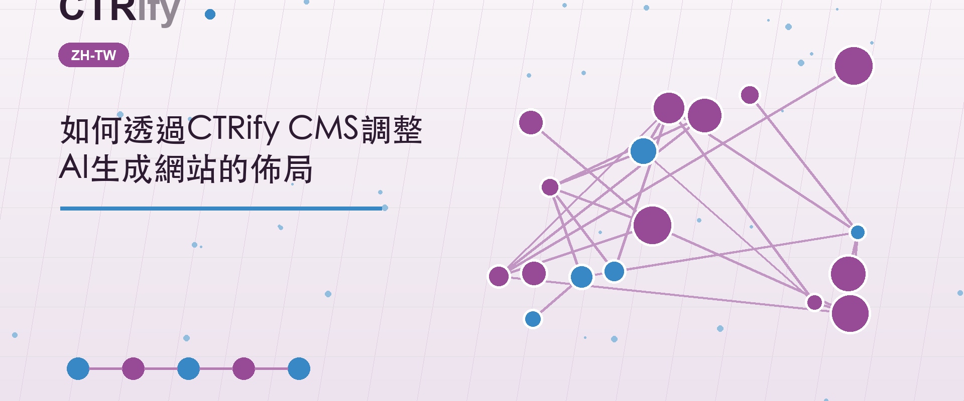 如何透過CTRify CMS調整AI生成網站的佈局