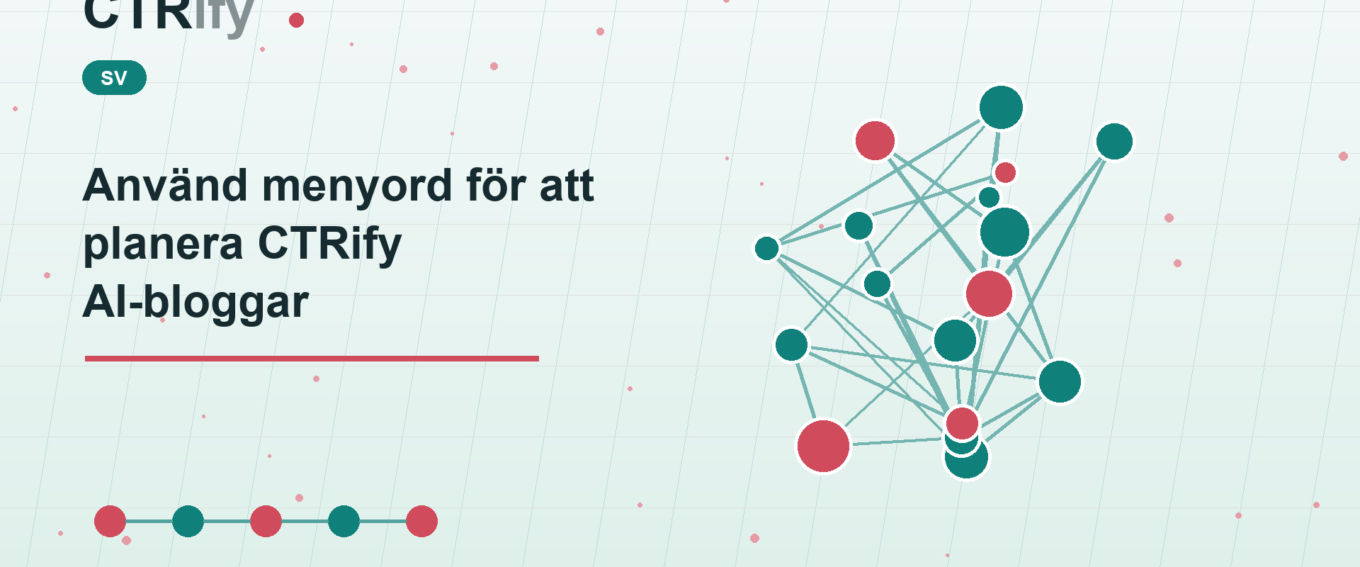 Använd menyord för att planera CTRify AI-bloggar
