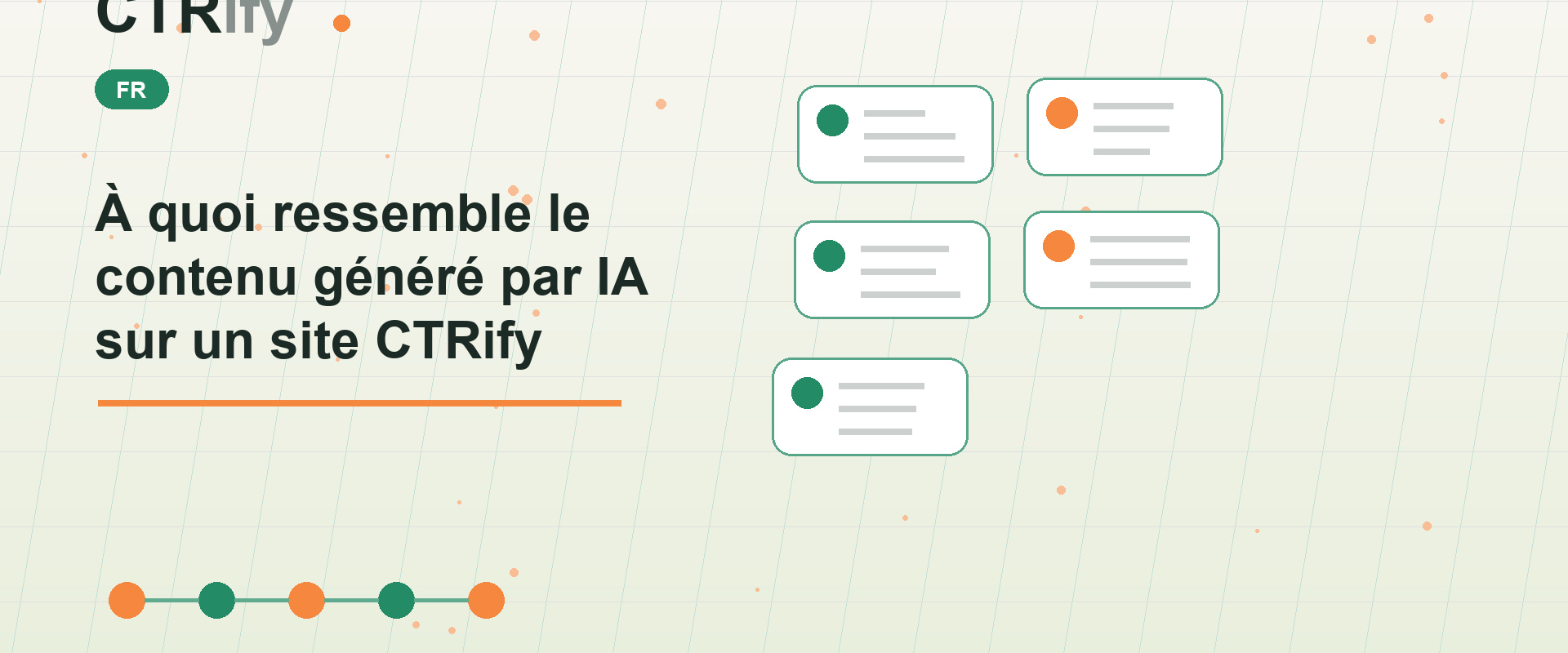À quoi ressemble le contenu généré par IA sur un site CTRify