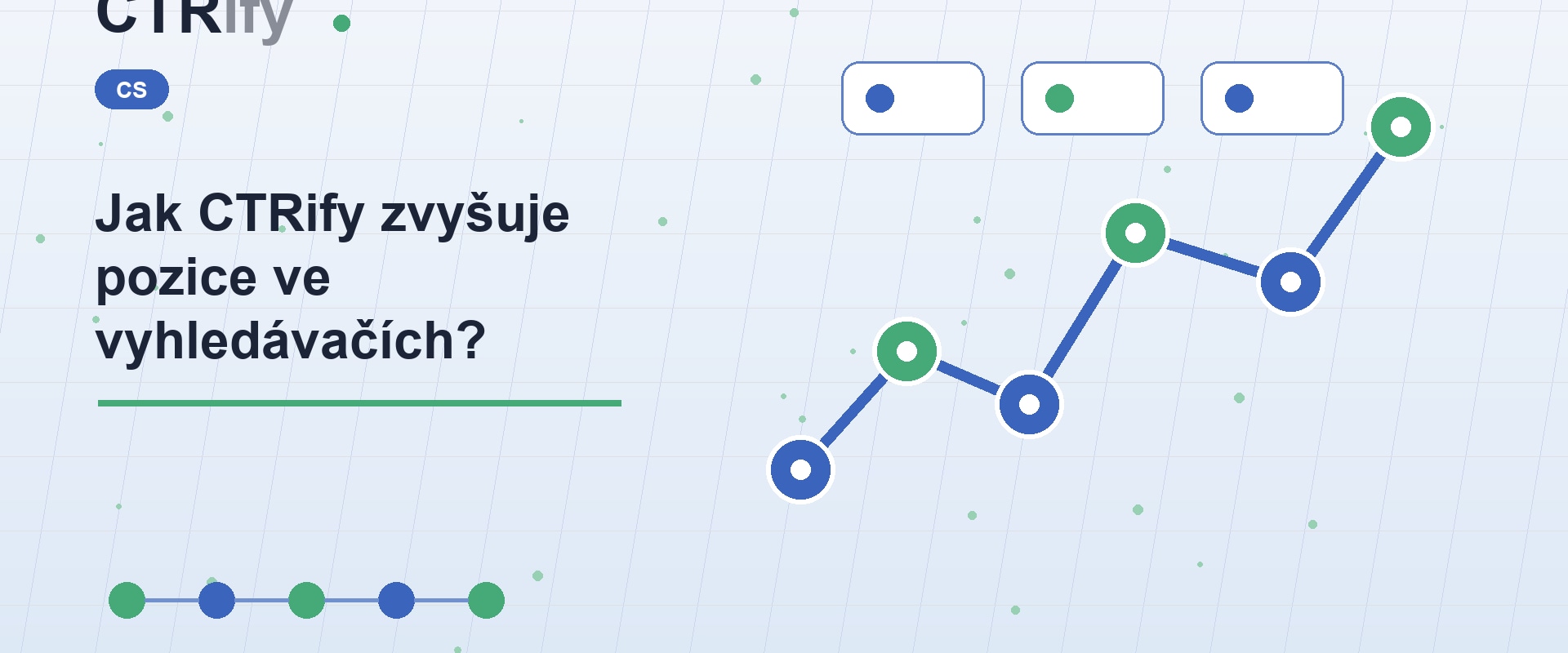 Jak CTRify zvyšuje pozice ve vyhledávačích?