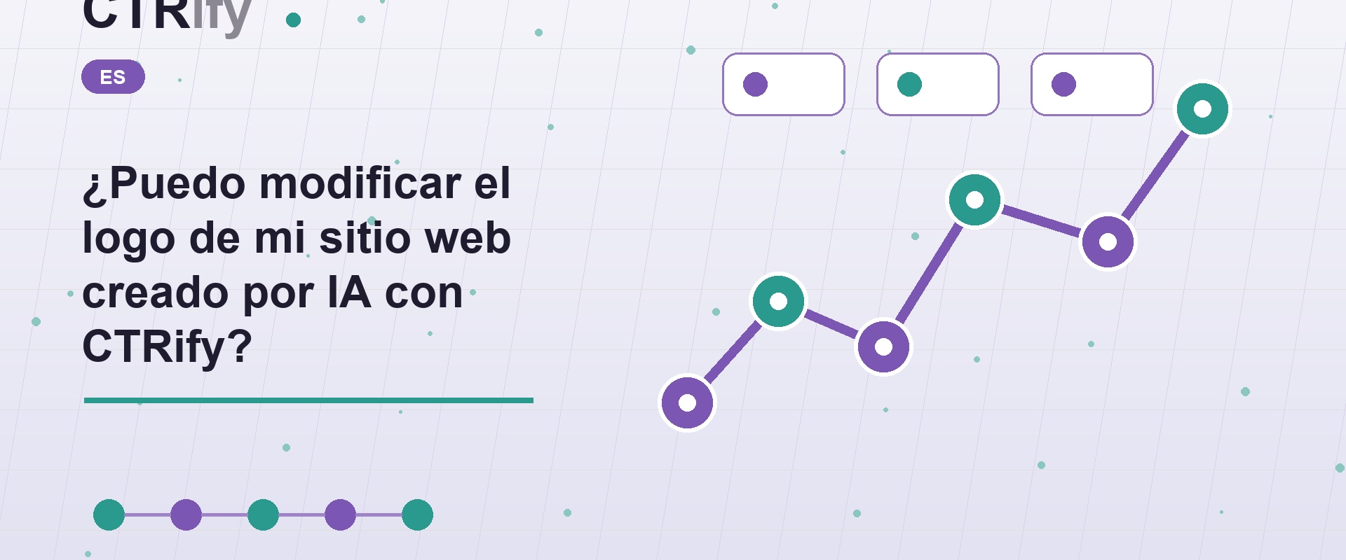 ¿Puedo modificar el logo de mi sitio web creado por IA con CTRify?