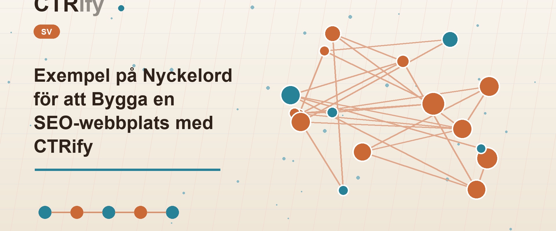 Exempel på Nyckelord för att Bygga en SEO-webbplats med CTRify