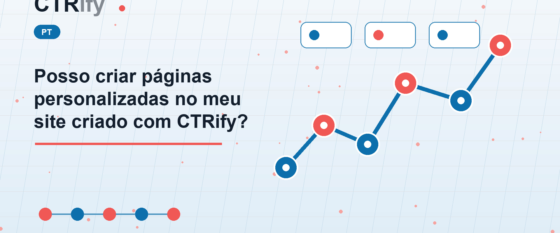 Posso criar páginas personalizadas no meu site criado com CTRify?