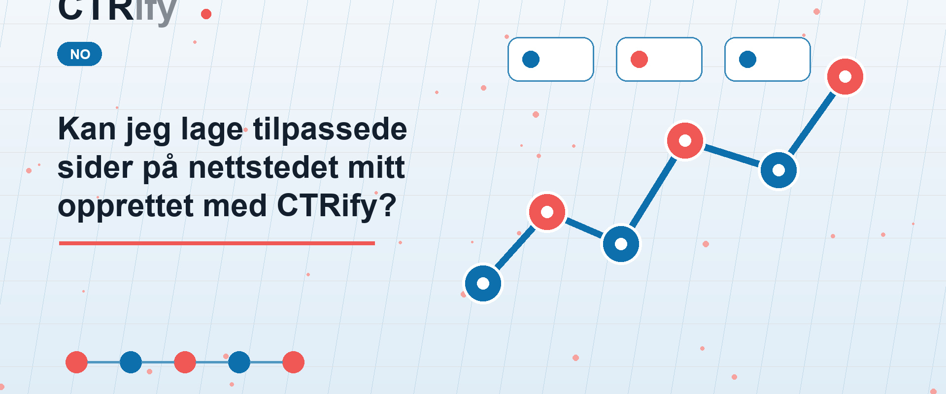 Kan jeg lage tilpassede sider på nettstedet mitt opprettet med CTRify?