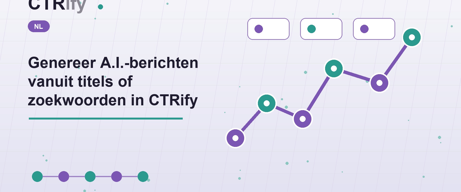 Genereer A.I.-berichten vanuit titels of zoekwoorden in CTRify