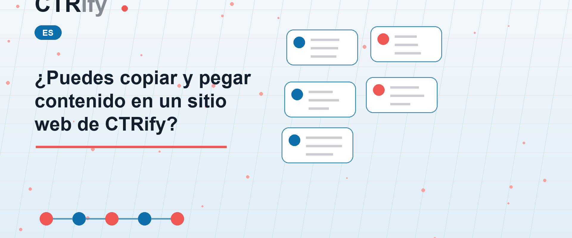¿Puedes copiar y pegar contenido en un sitio web de CTRify?