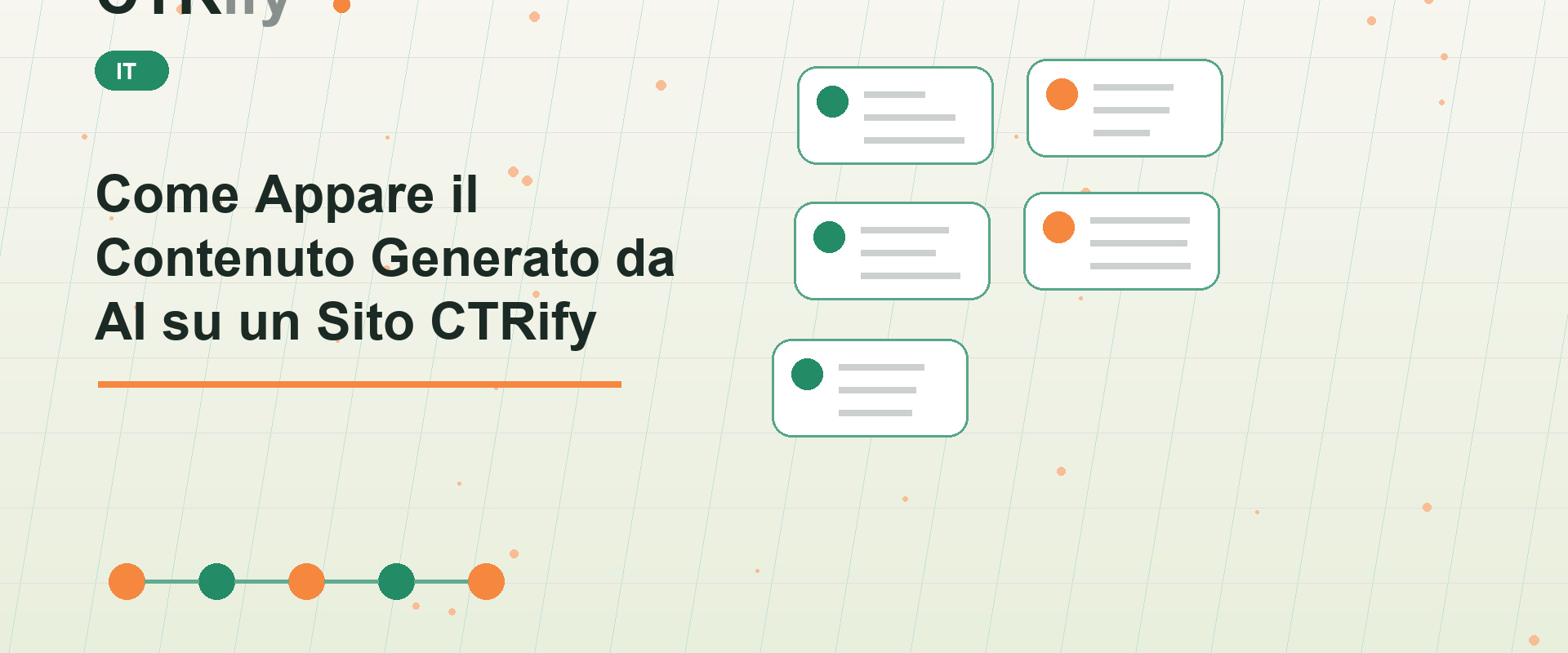 Come Appare il Contenuto Generato da AI su un Sito CTRify