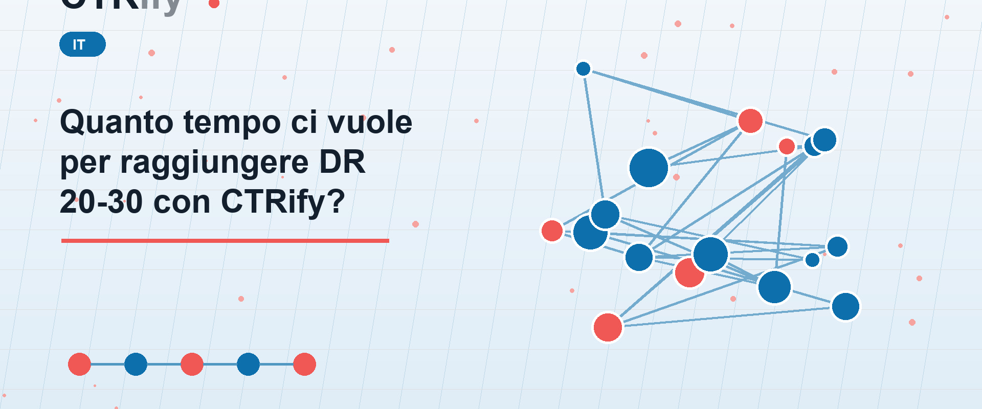 Quanto tempo ci vuole per raggiungere DR 20-30 con CTRify?