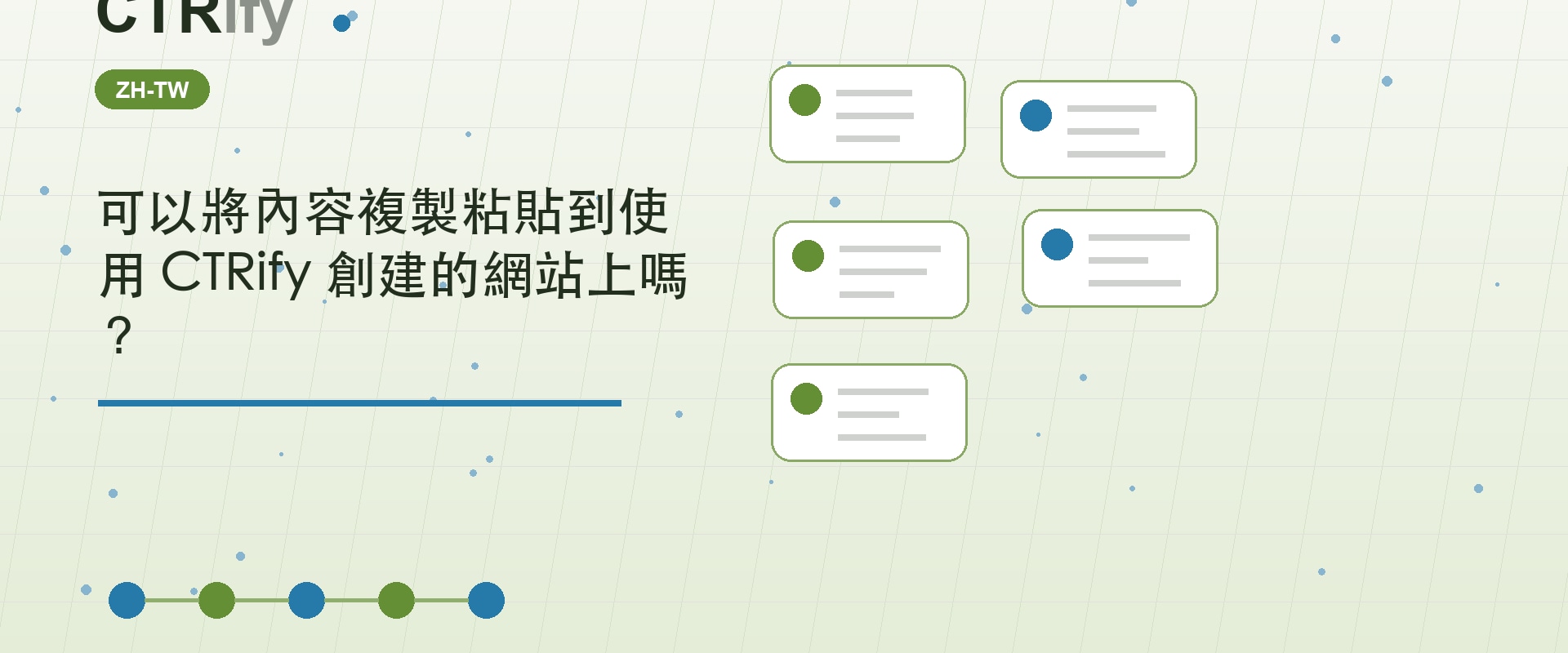 可以將內容複製粘貼到使用 CTRify 創建的網站上嗎？