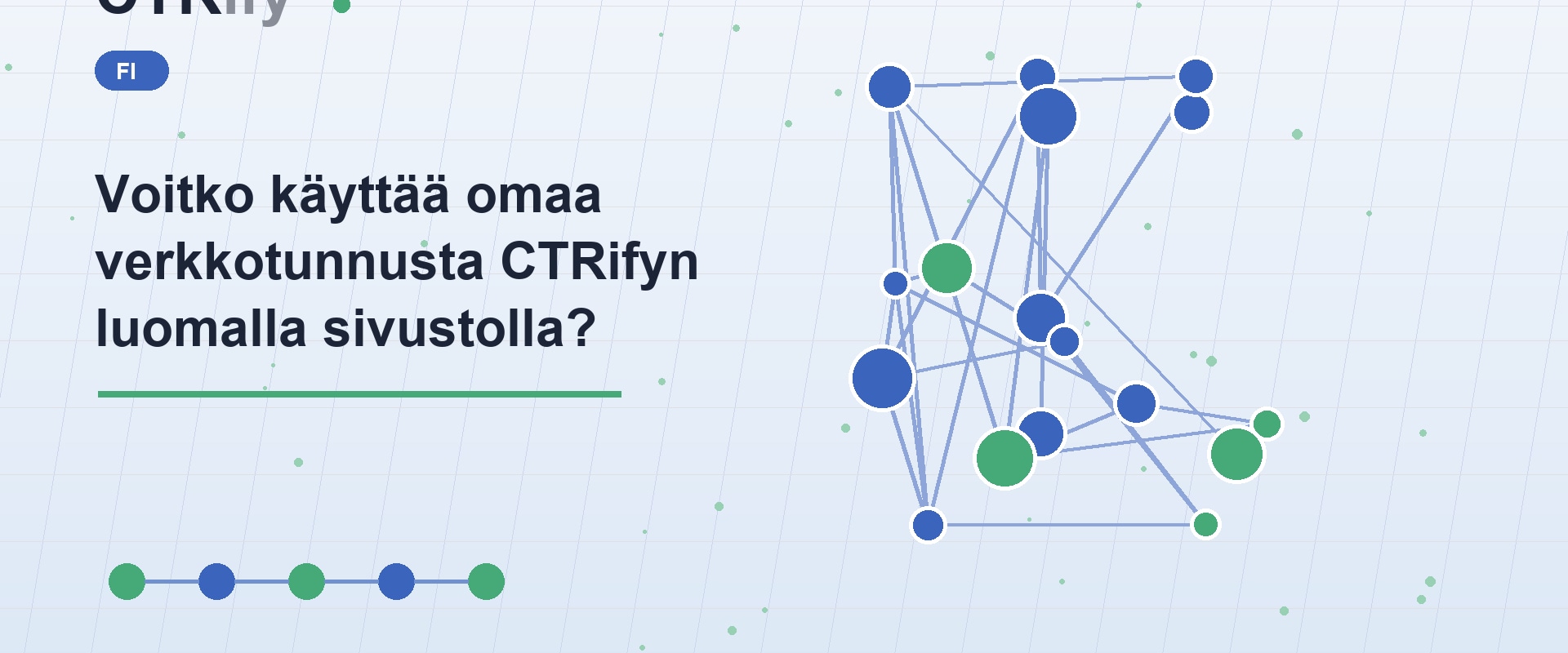 Voitko käyttää omaa verkkotunnusta CTRifyn luomalla sivustolla?