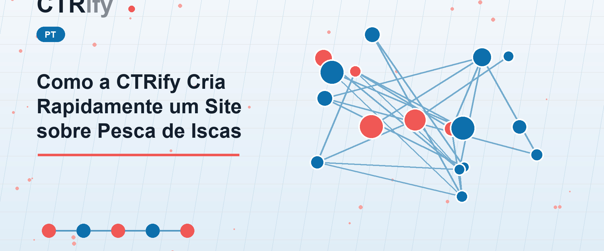Como a CTRify Cria Rapidamente um Site sobre Pesca de Iscas