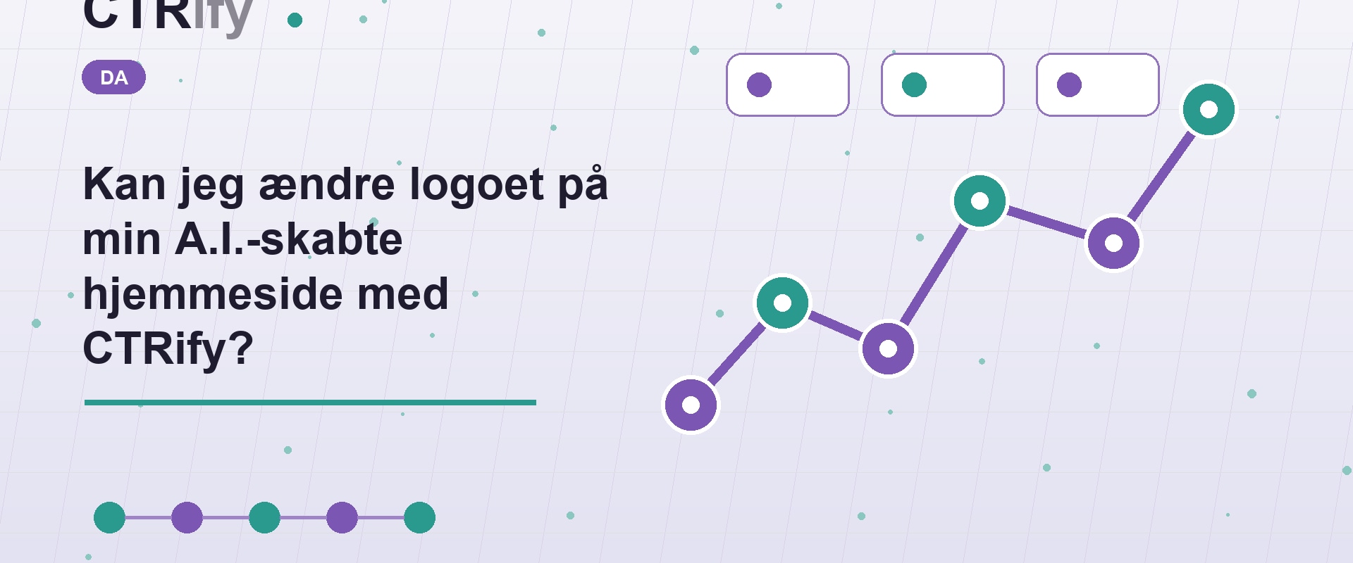 Kan jeg ændre logoet på min A.I.-skabte hjemmeside med CTRify?