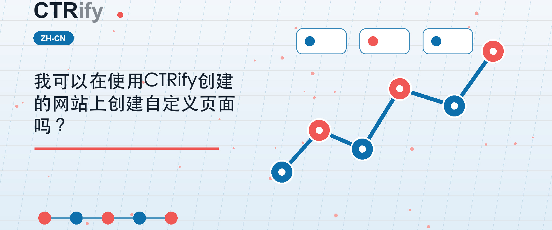 我可以在使用CTRify创建的网站上创建自定义页面吗?
