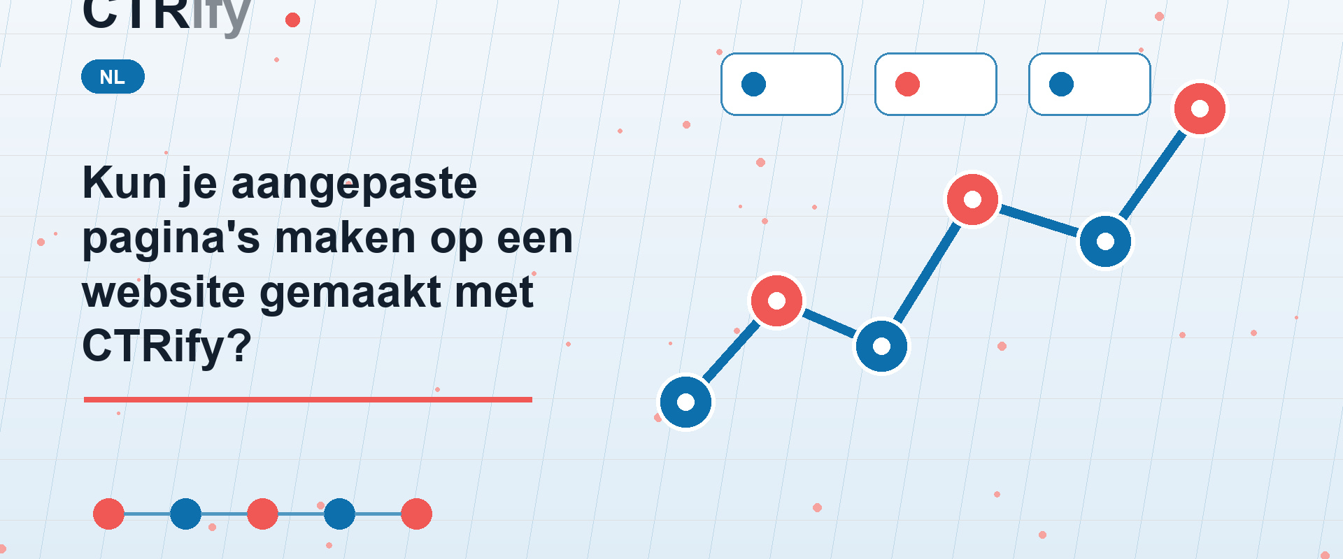 Kun je aangepaste pagina's maken op een website gemaakt met CTRify?