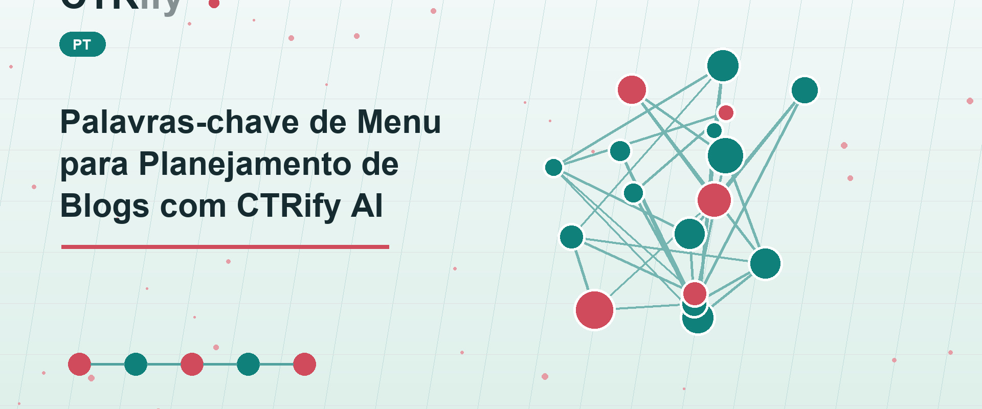 Palavras-chave de Menu para Planejamento de Blogs com CTRify AI