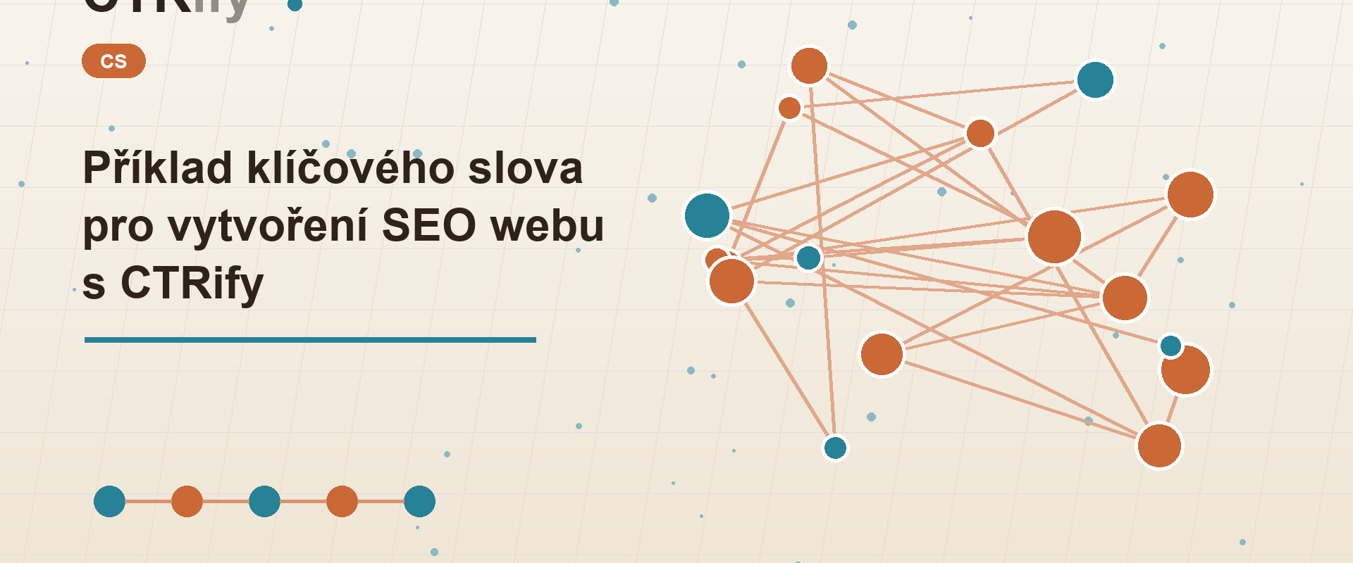 Příklad klíčového slova pro vytvoření SEO webu s CTRify