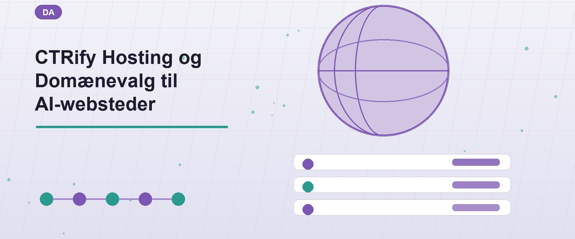 CTRify Hosting og Domænevalg til AI-websteder
