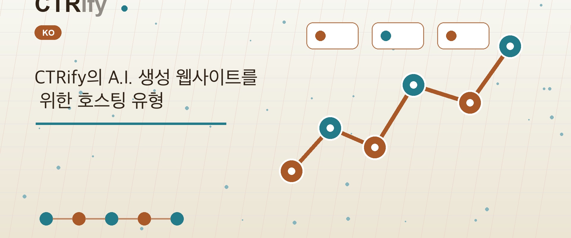 CTRify의 A.I. 생성 웹사이트를 위한 호스팅 유형