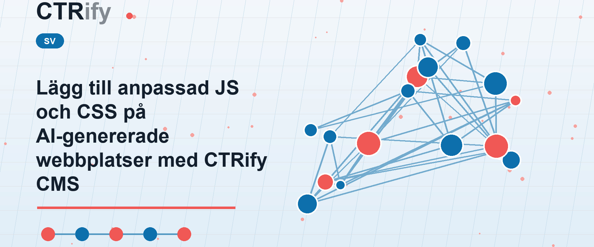 Lägg till anpassad JS och CSS på AI-genererade webbplatser med CTRify CMS