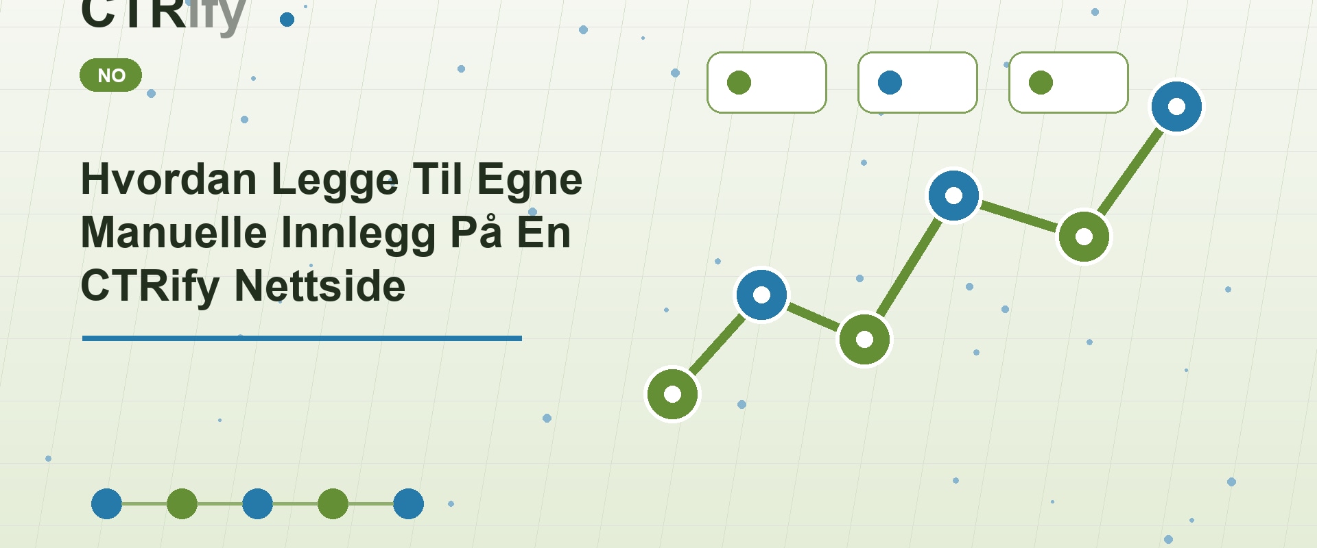 Hvordan Legge Til Egne Manuelle Innlegg På En CTRify Nettside