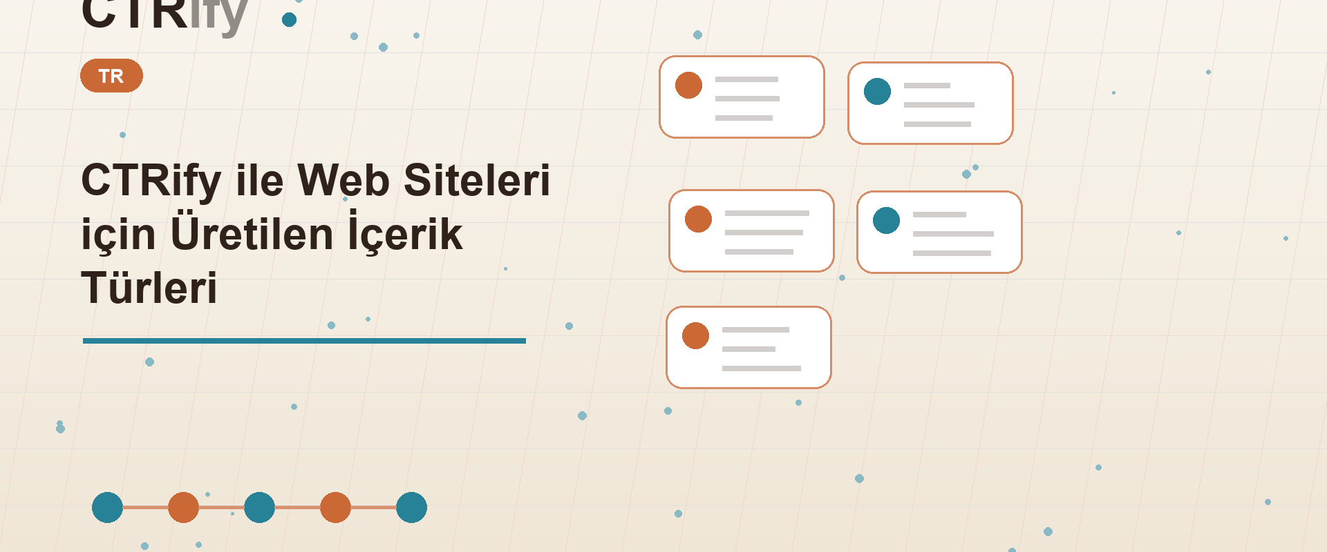 CTRify ile Web Siteleri için Üretilen İçerik Türleri