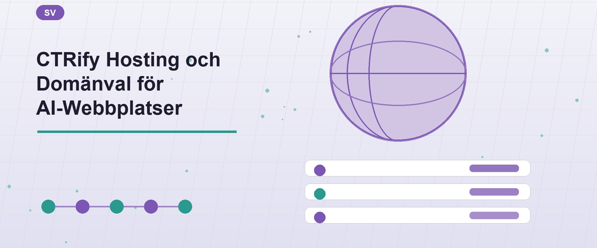 CTRify Hosting och Domänval för AI-Webbplatser