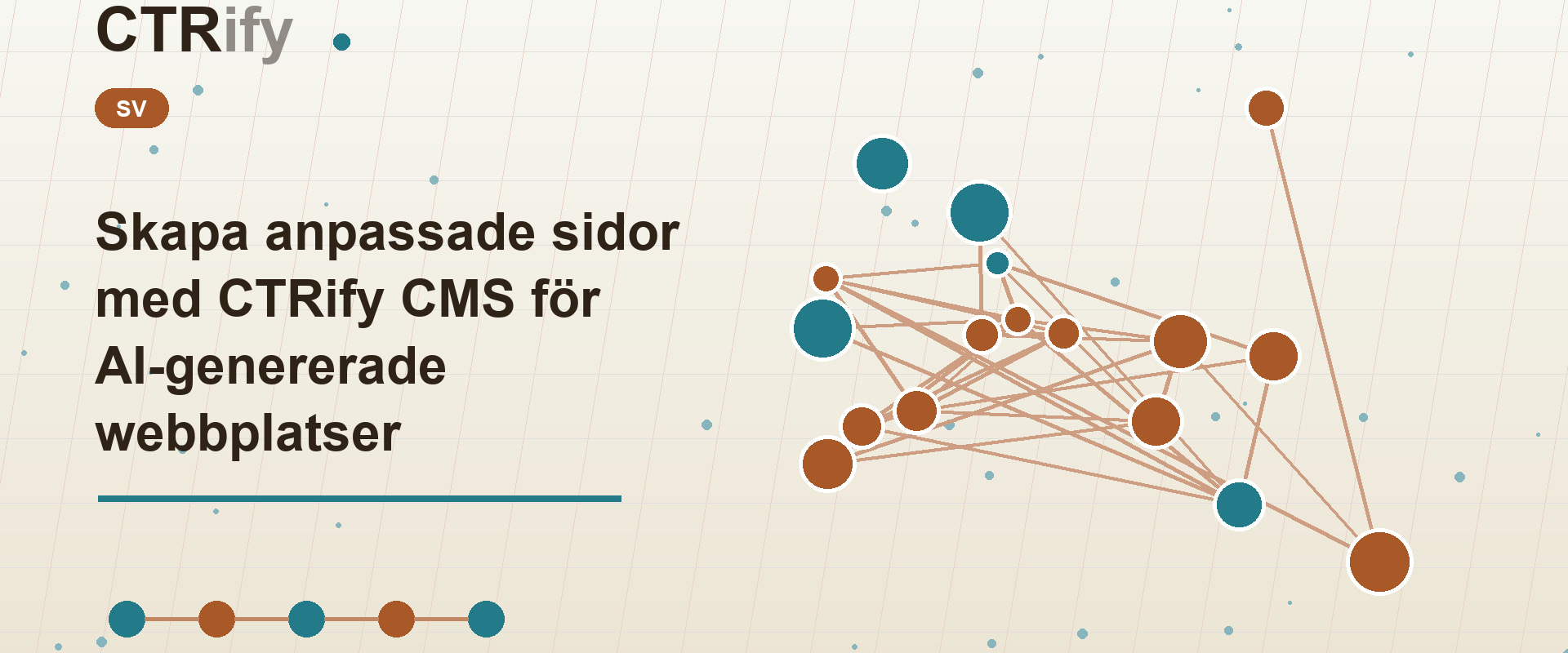 Skapa anpassade sidor med CTRify CMS för AI-genererade webbplatser